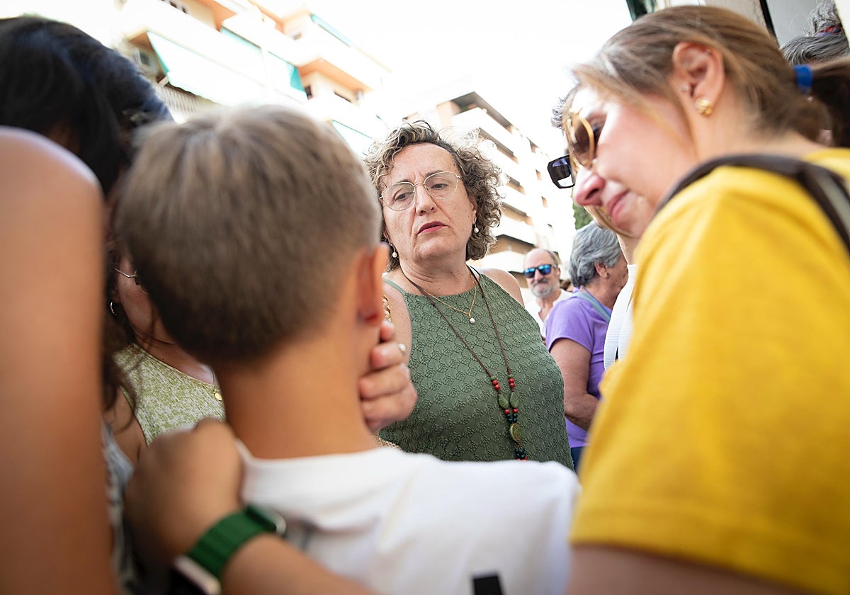 Daniel Arcuri Rivas, el martes en el Punto de Entrega Familiar, donde no se decidió su traslado a Italia