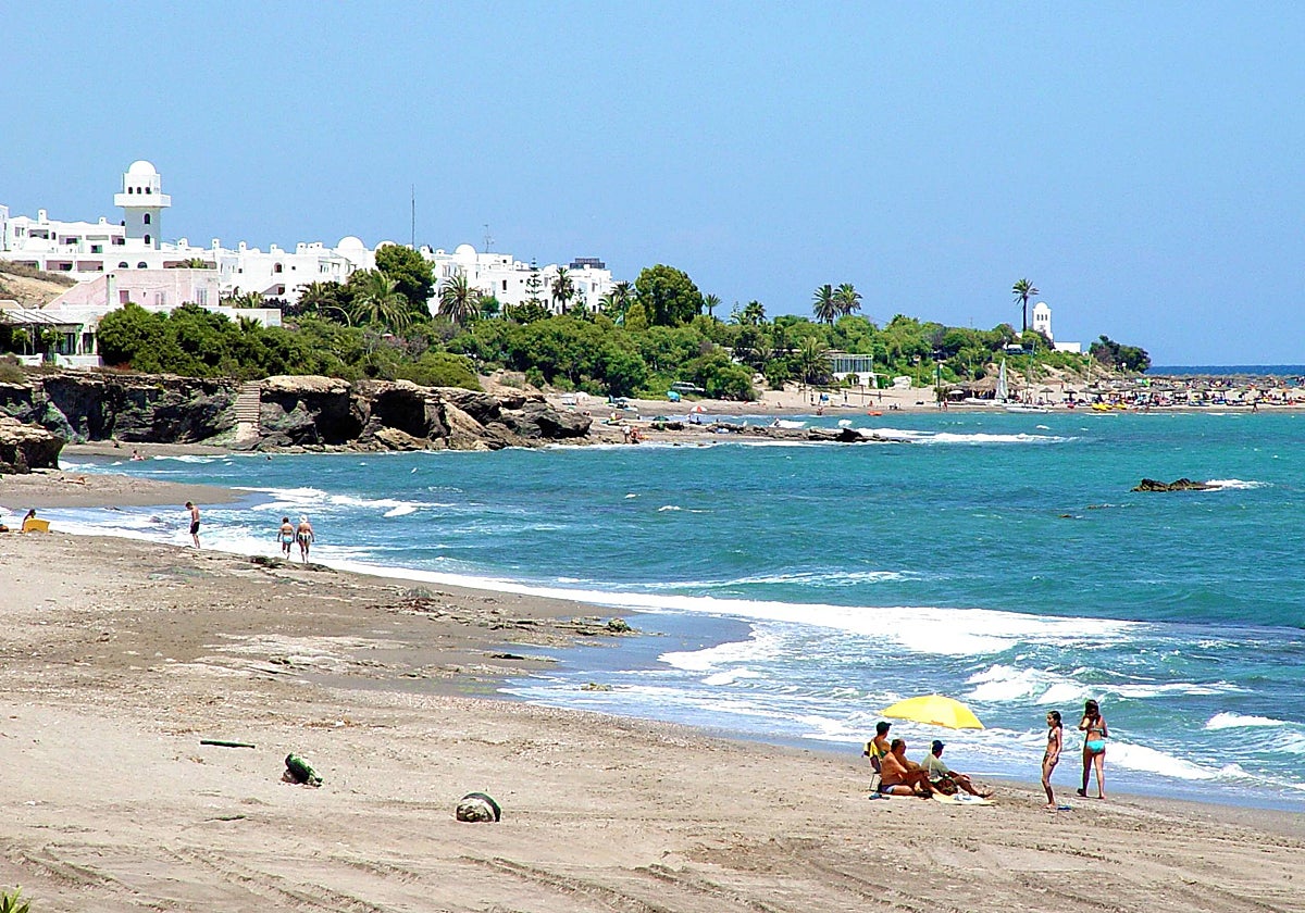 Una playa de Mojácar en una imagen de archivo