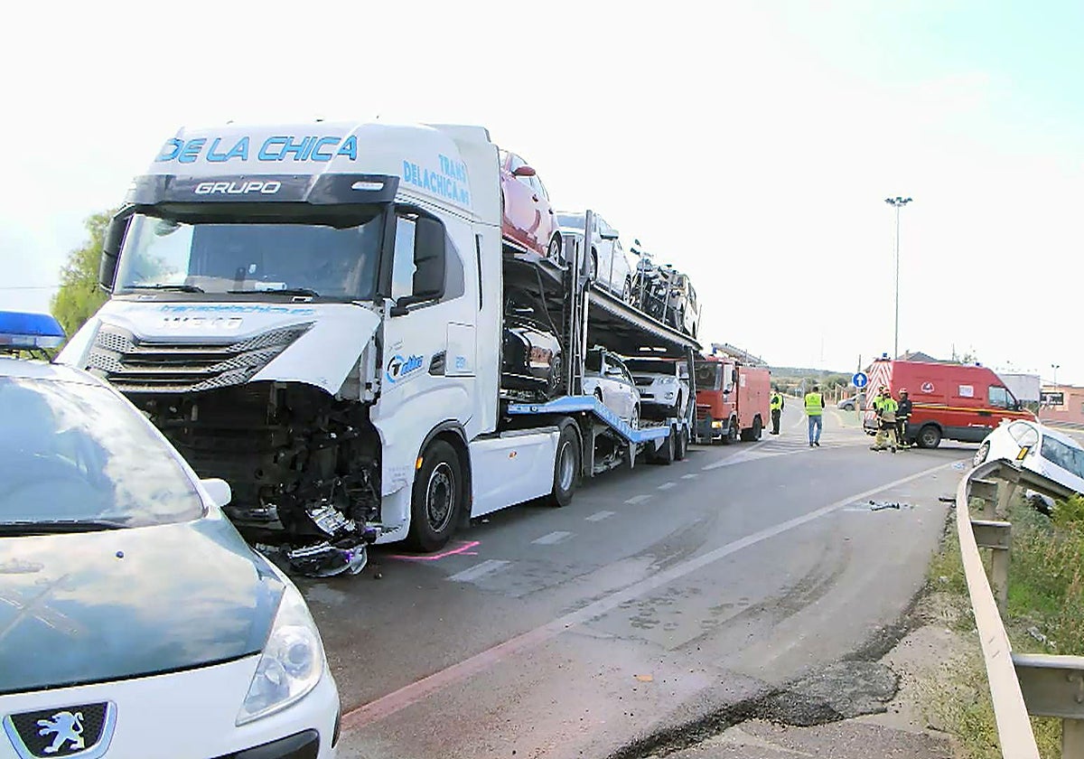 Accidente en la carretera A-318 en Córdoba