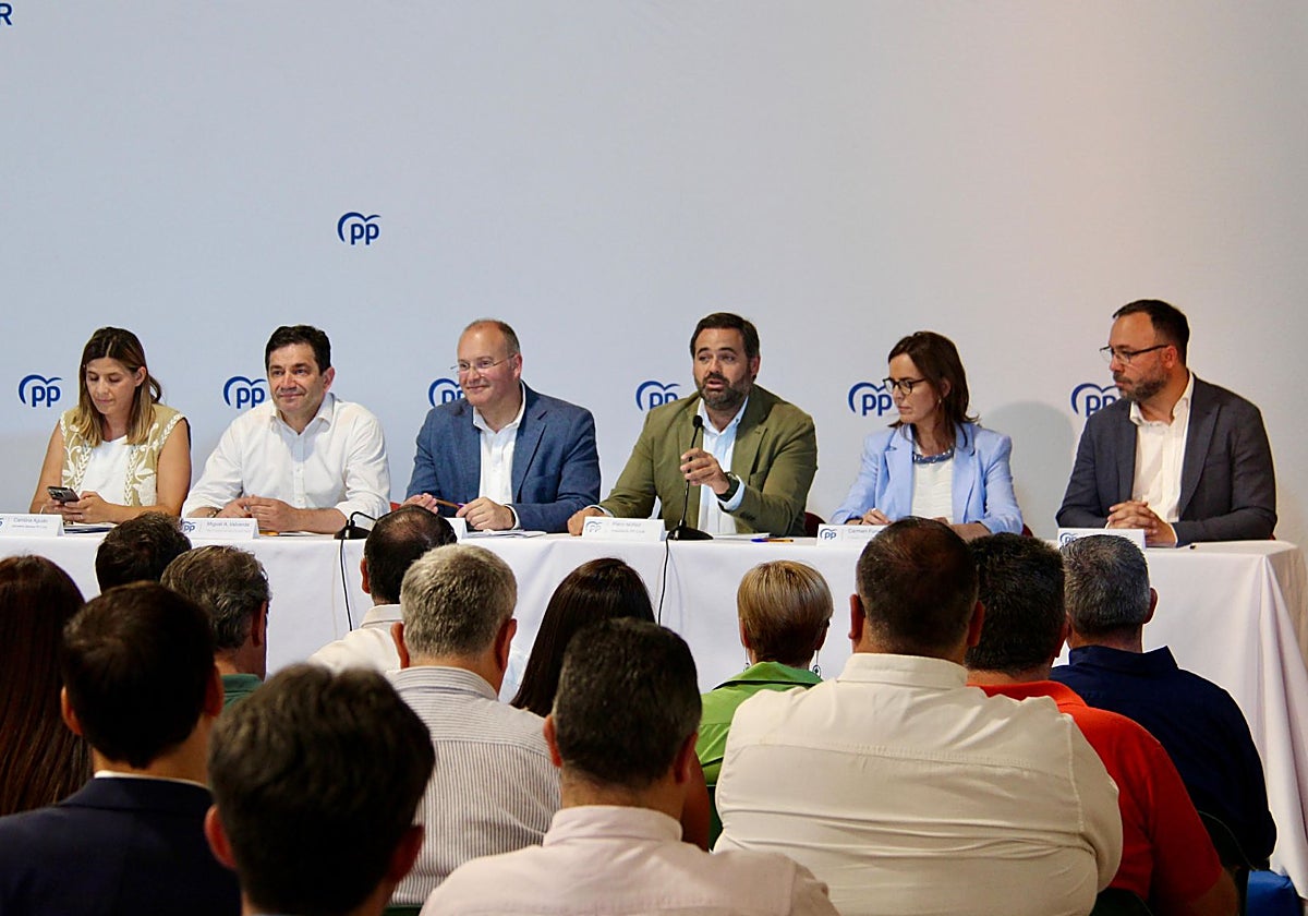 Núñez y Tellado en la Junta Directiva Autonómica del PP de Castilla-La Mancha