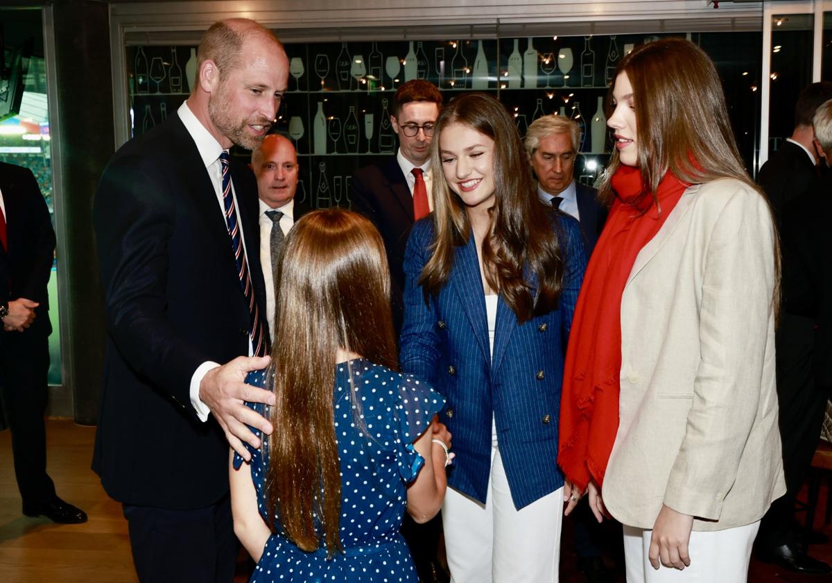 La Princesa Leonor y la Infanta Sofía apoyan a España en la final de la  Eurocopa femenina