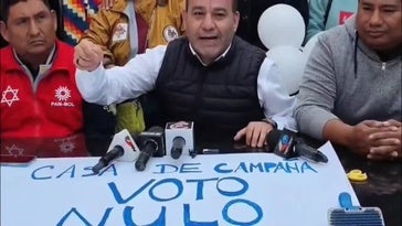 Santa Cruz lidera campaña por el voto nulo ante ausencia de Evo Morales