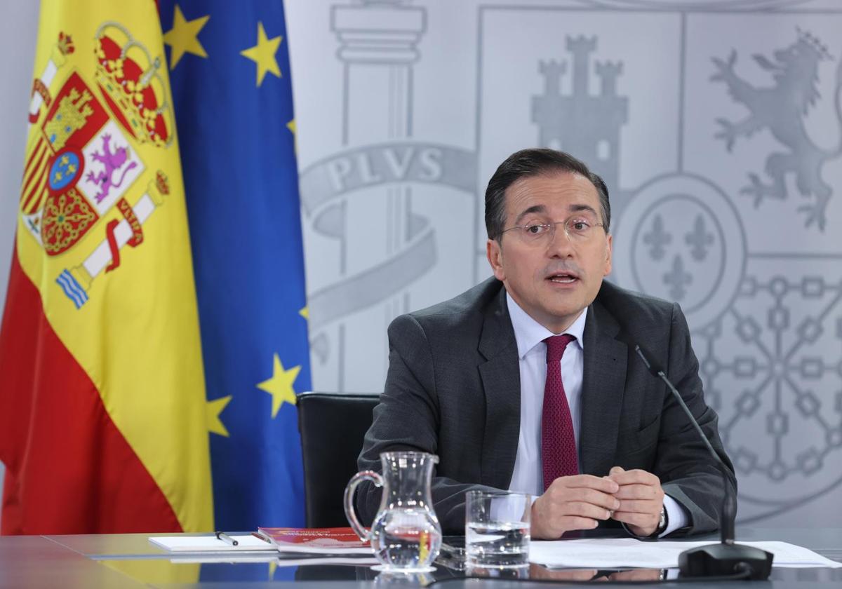 El ministro de Asuntos Exteriores, José Manuel Albares