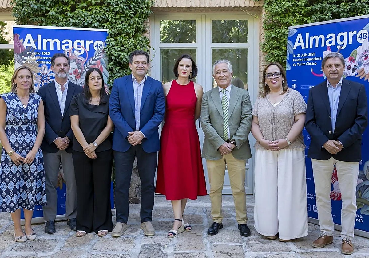 Autoridades en la presentación del balance del Festival Internacional de Teatro Clásico de Almagro