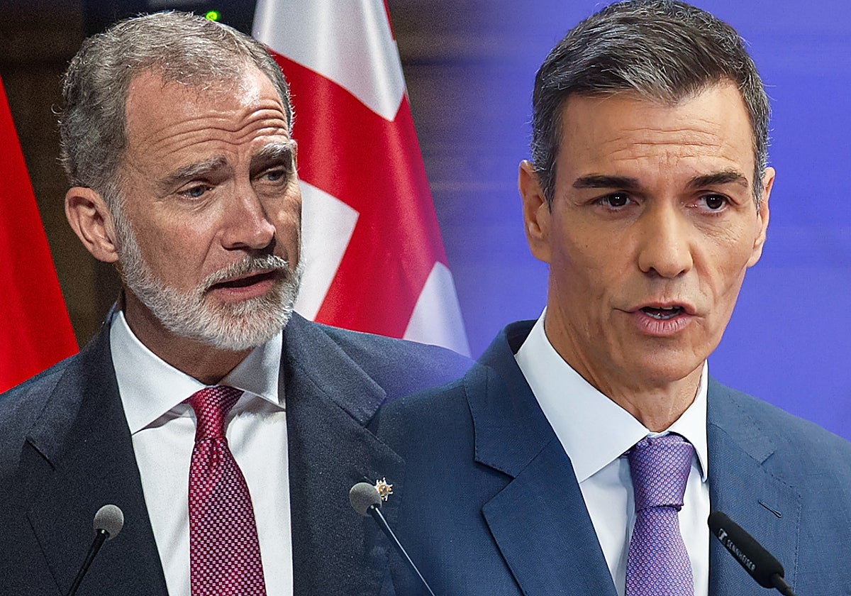 Pedro Sánchez y Felipe VI