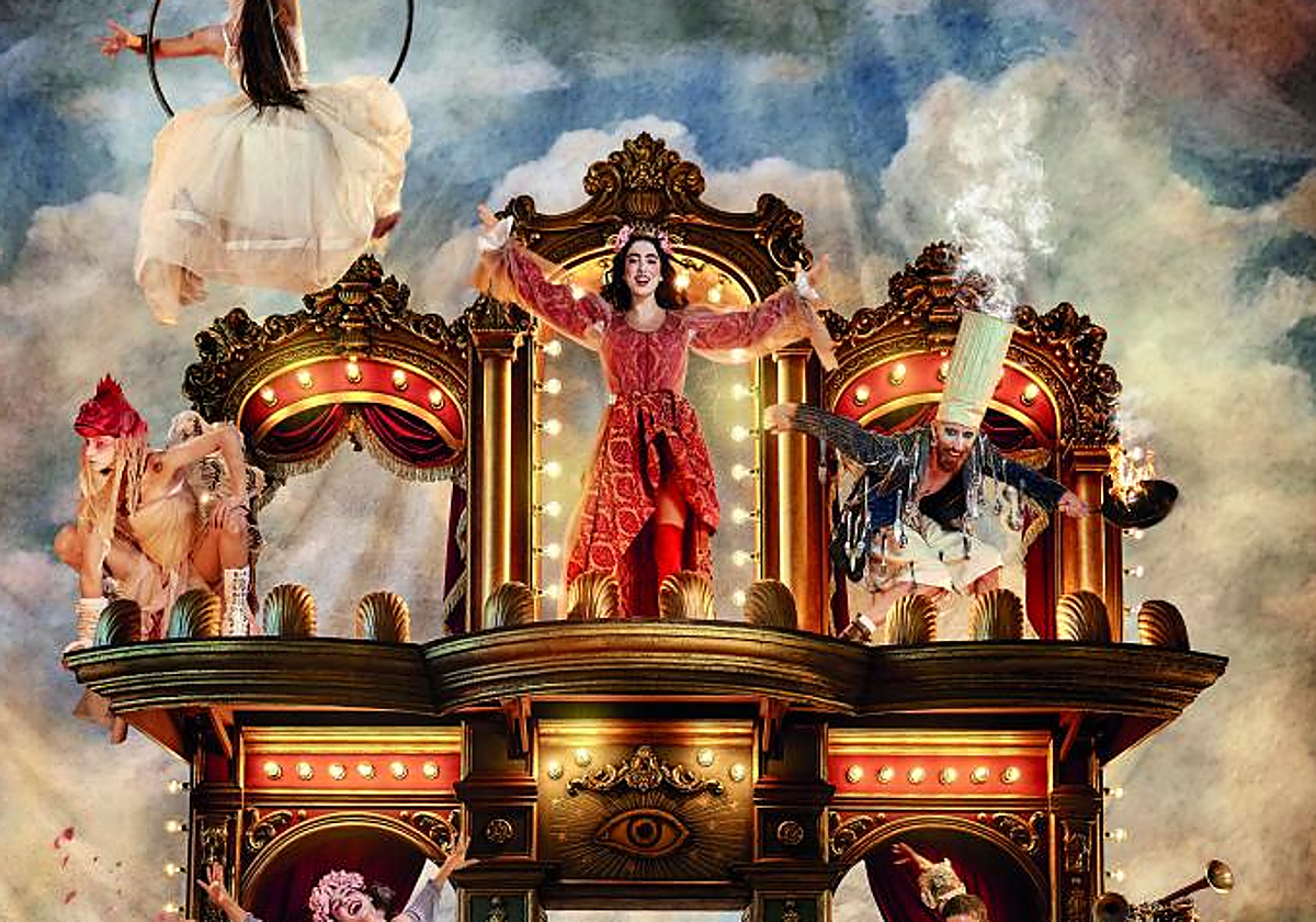 Detalle del cartel oficial de la fiesta de la Mercè de 2025