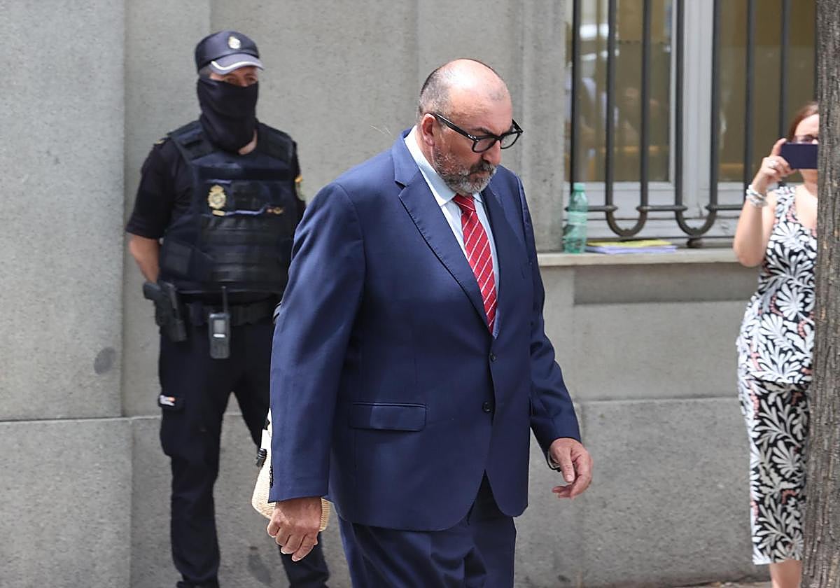 Koldo García, a la salida del Tribunal Supremo