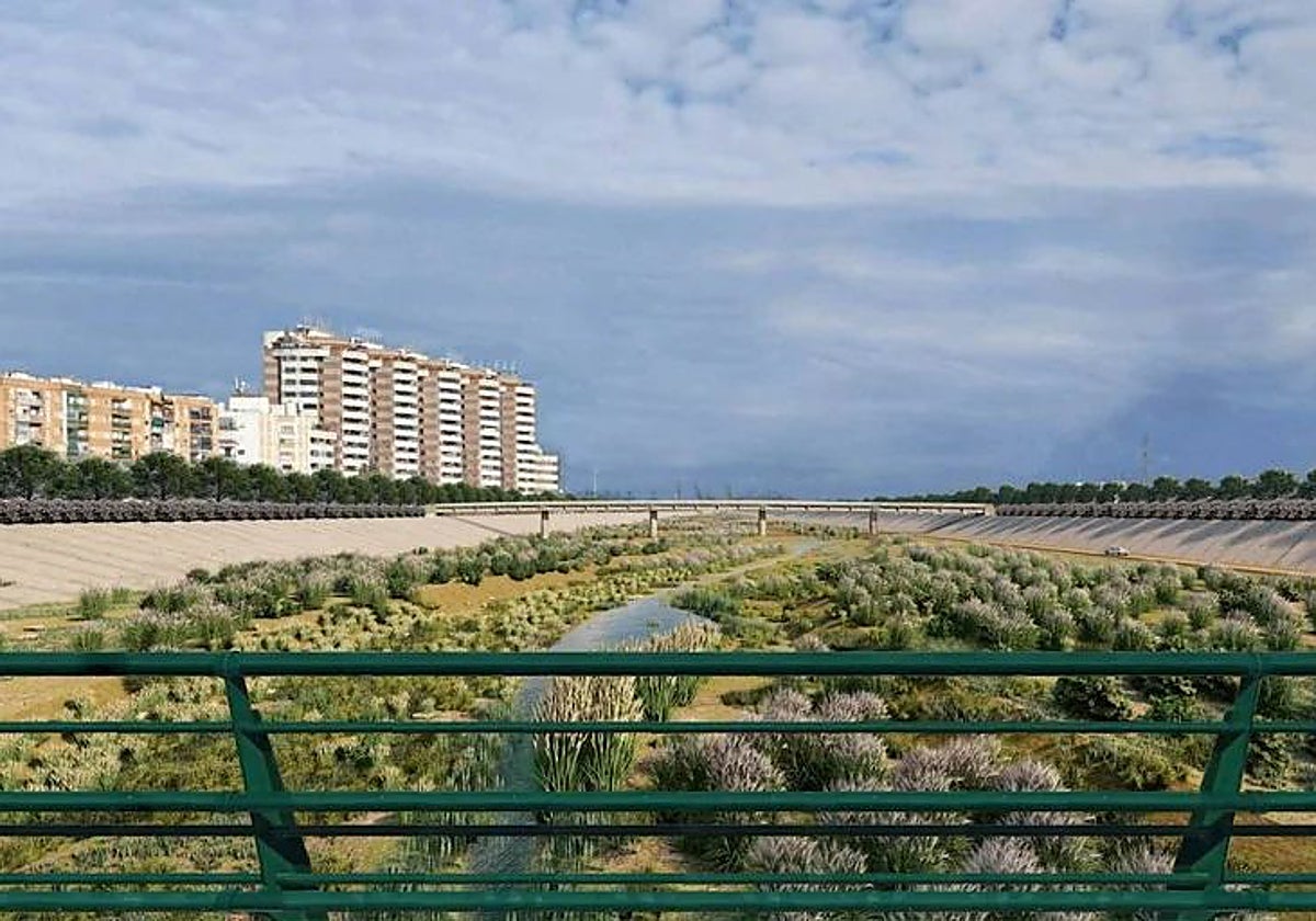 Imagen del cauce del río Turia