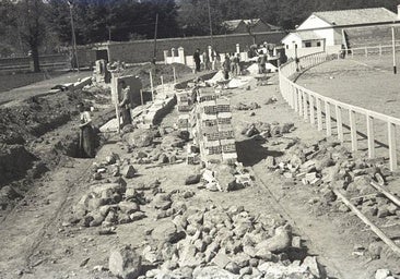 Así fue la construcción del campo de fútbol Carlos III de Toledo en los años 70