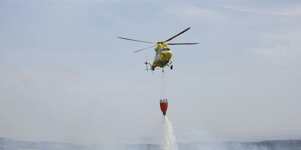 Sepa cuánto nos cuesta en Castilla-La Mancha apagar una hectárea afectada por un incendio