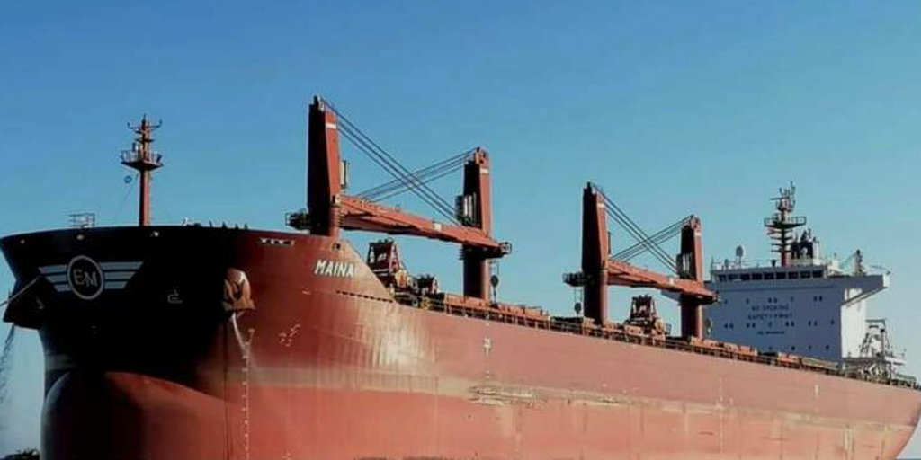 El carguero Maina, vinculado al comercio de armas con Israel, levanta la polémica en Las Palmas, donde atraca el jueves