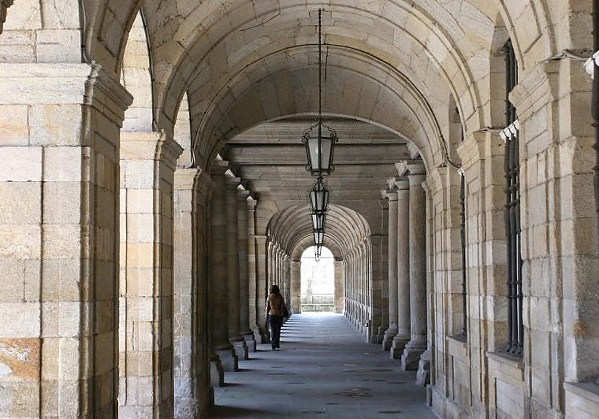 Exteriores del Pazo de Raxoi, sede del consistorio compostelano