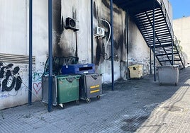 Cuatro personas identificadas por la quema de contenedores en varios puntos de Lucena