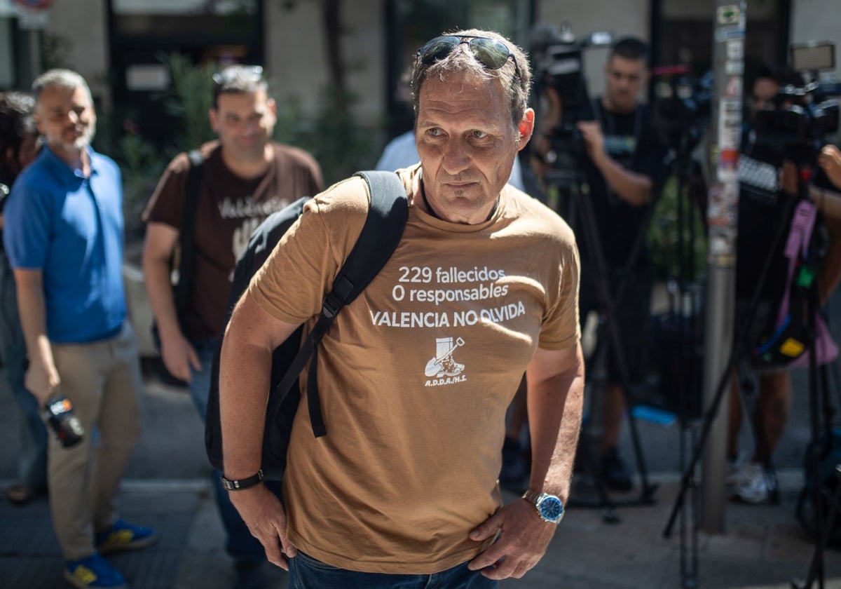 Christian Lesaec, presidente de la Asociación de Damnificados por la DANA Horta Sud-Valencia