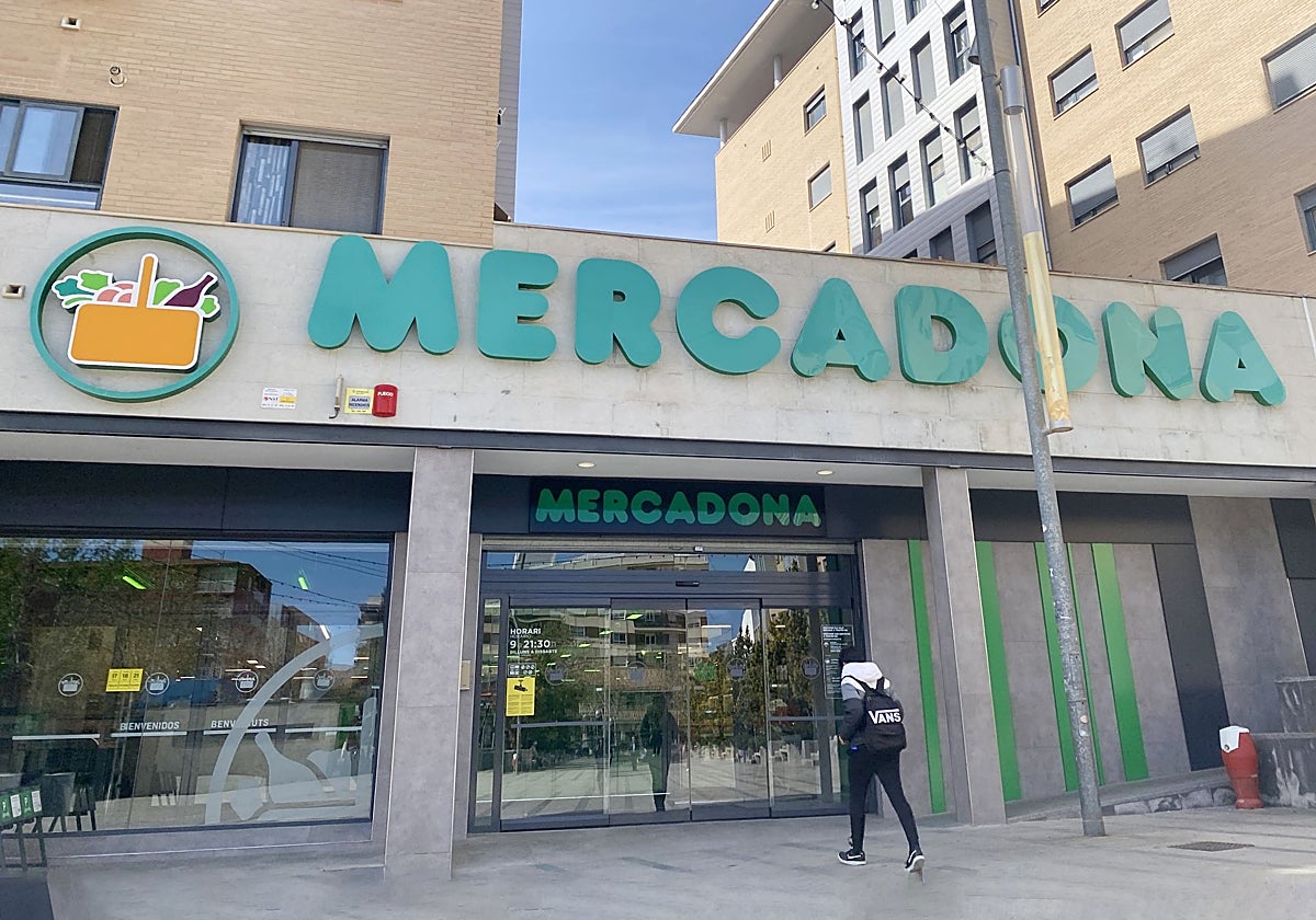 Imagen de archivo de un supermercado Mercadona