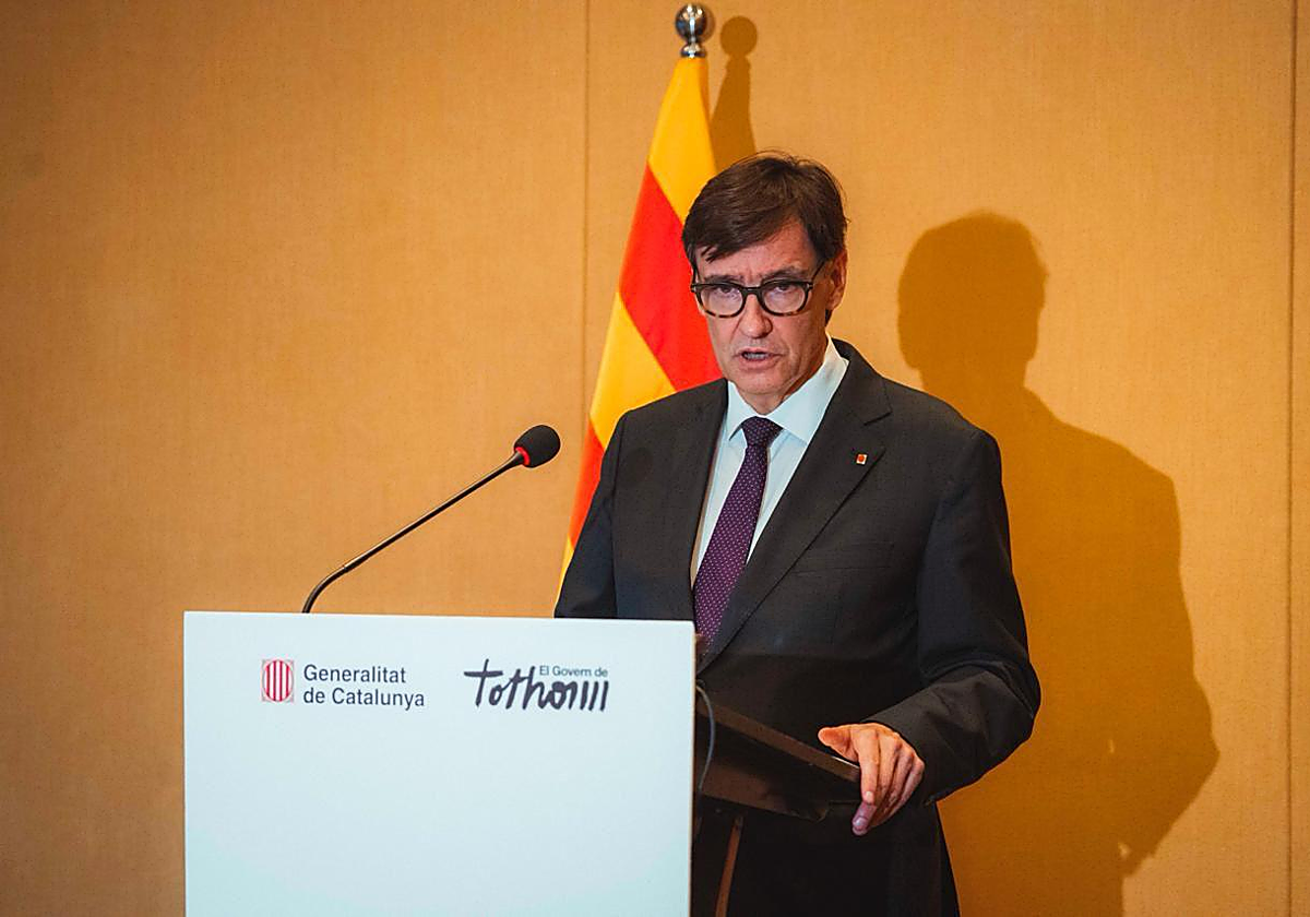 Salvador Illa, presidente de la Generalitat, esta semana, en Shanghai (China)