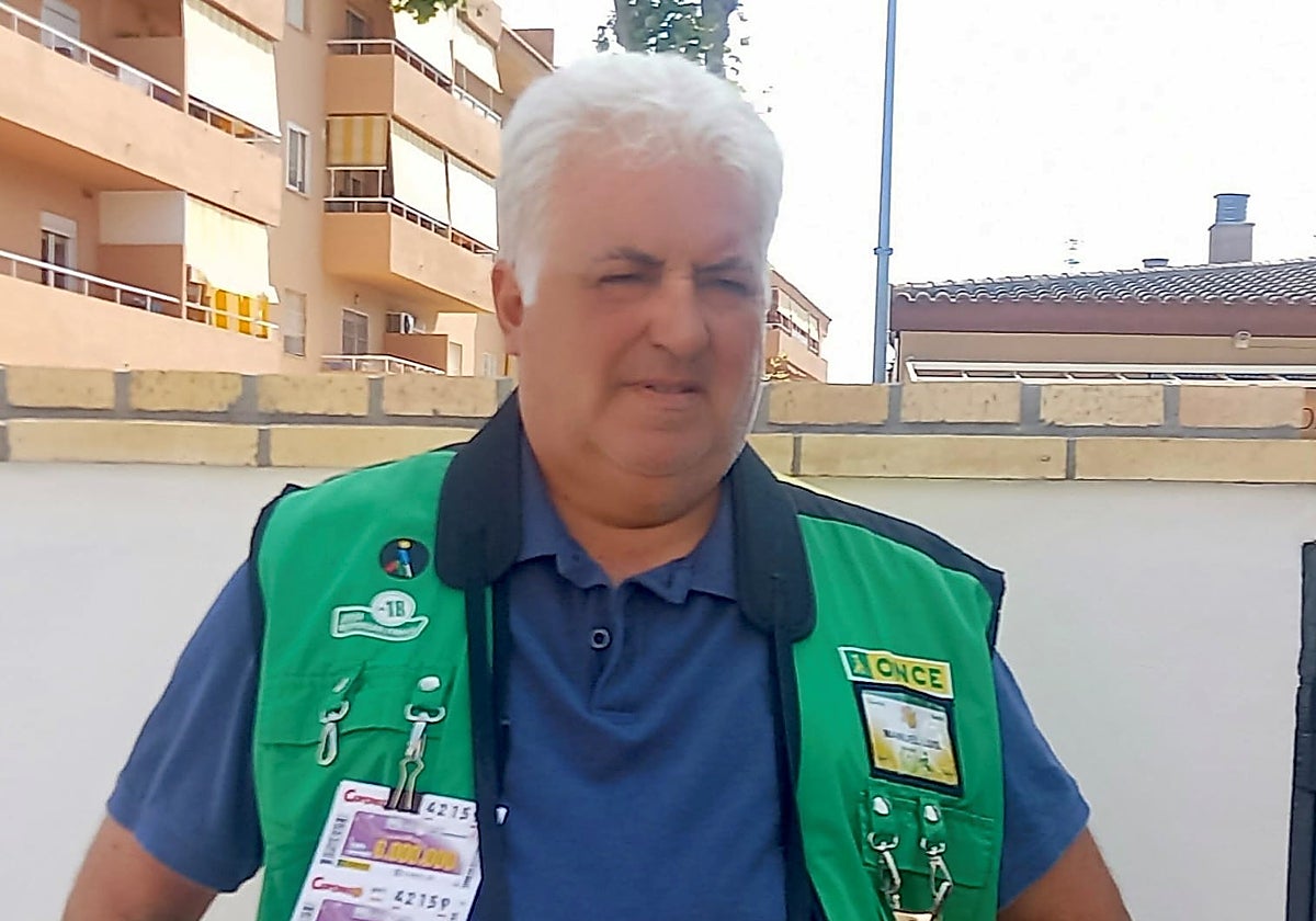 El vendedor Manuel Luis Mellado