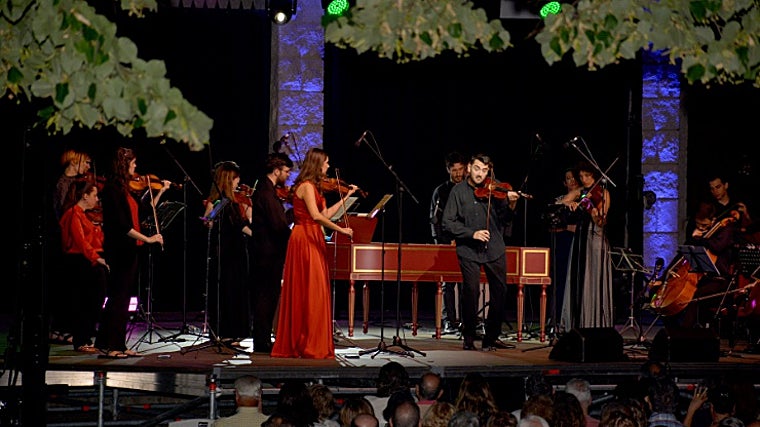 Uno de los espectáculos que se vivió en el festival 'Buenas noches' en Hoyo de Manzanares