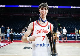 ¿Quién es Guillermo Del Pino? El cordobés del momento tras dar el Eurobasket Sub-18 a España con un triple milagroso