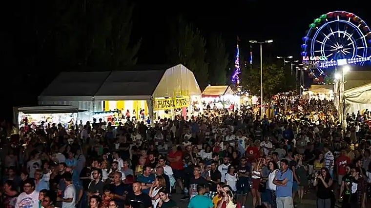 El recinto ferial de Pinto en fiestas