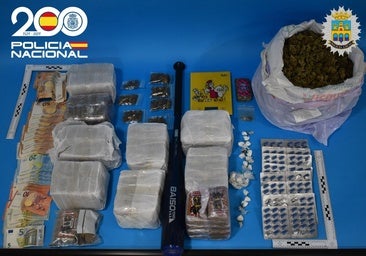 Roban un móvil y los pillan con más de diez kilos de droga gracias a la geolocalización del terminal