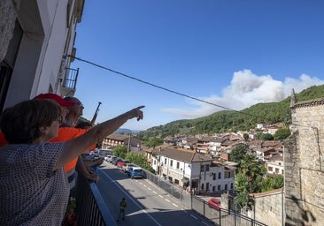 El alcalde de Mombeltrán, a sus vecinos tras el incendio: «Hay que ser fuertes»