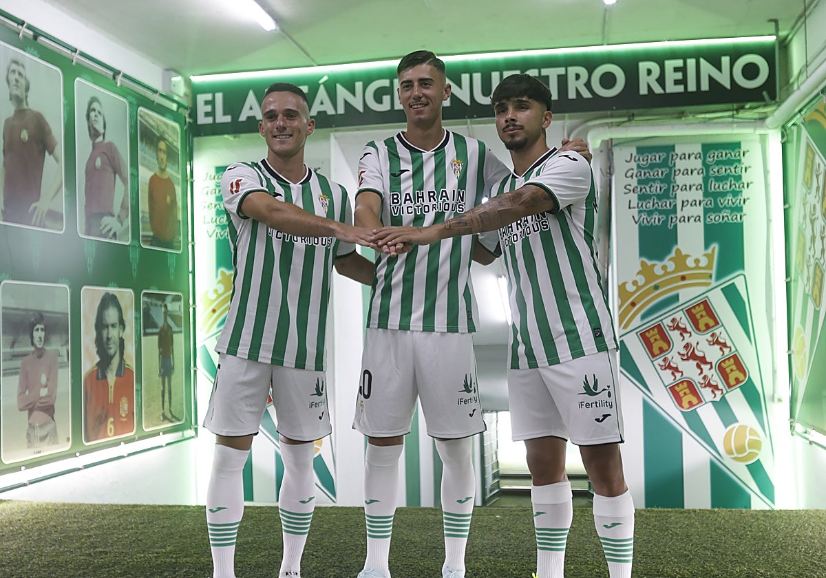 Diego Bri, Dani Requena y Kevin Medina en su presentación