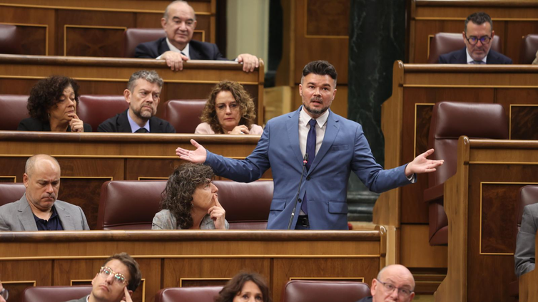 Rufián no tiene apoyo en ERC para formar un frente común a la izquierda del PSOE