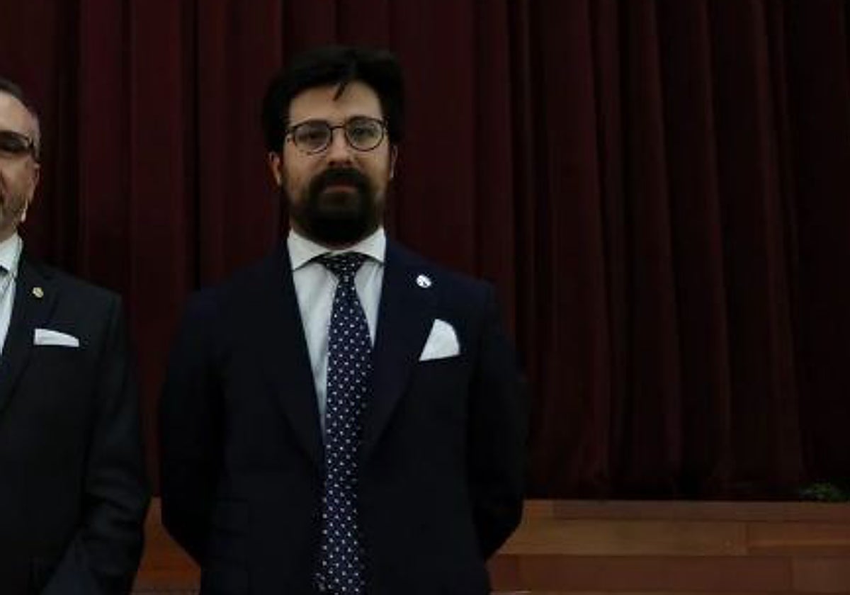 El artista Jesús Zurita, en la presentación del cartel de gloria de Córdoba en 2022