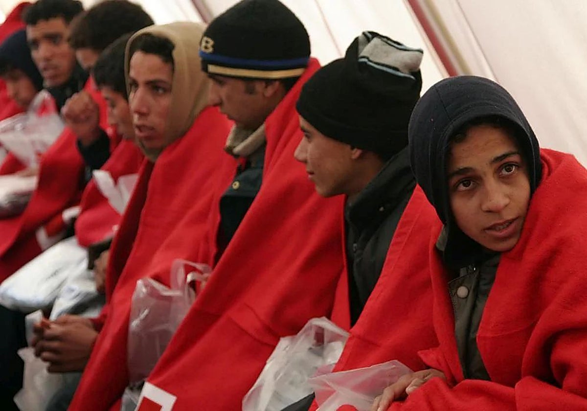Menores no acompañados que llegaron a Canarias.