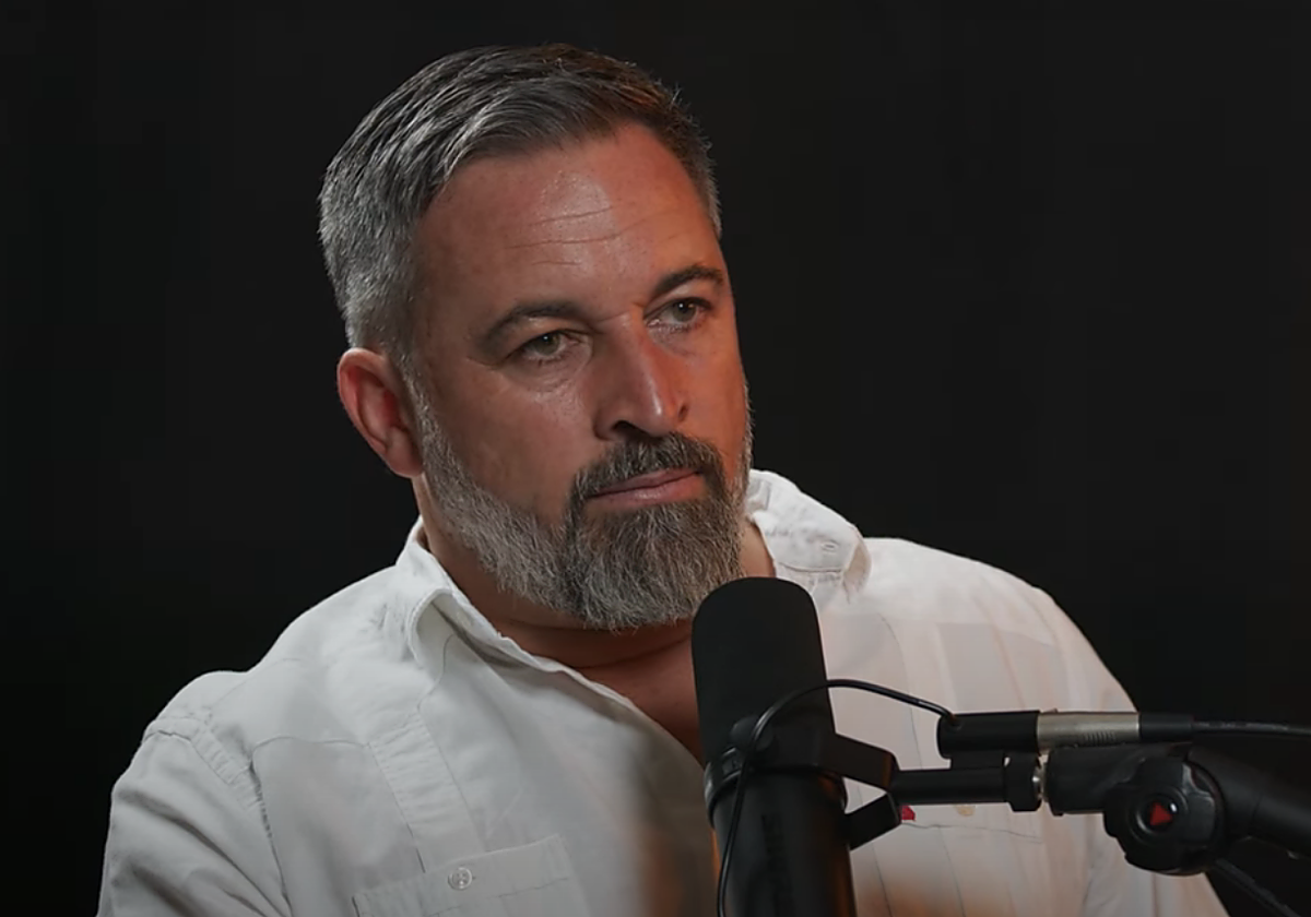 El presidente de Vox, Santiago Abascal.