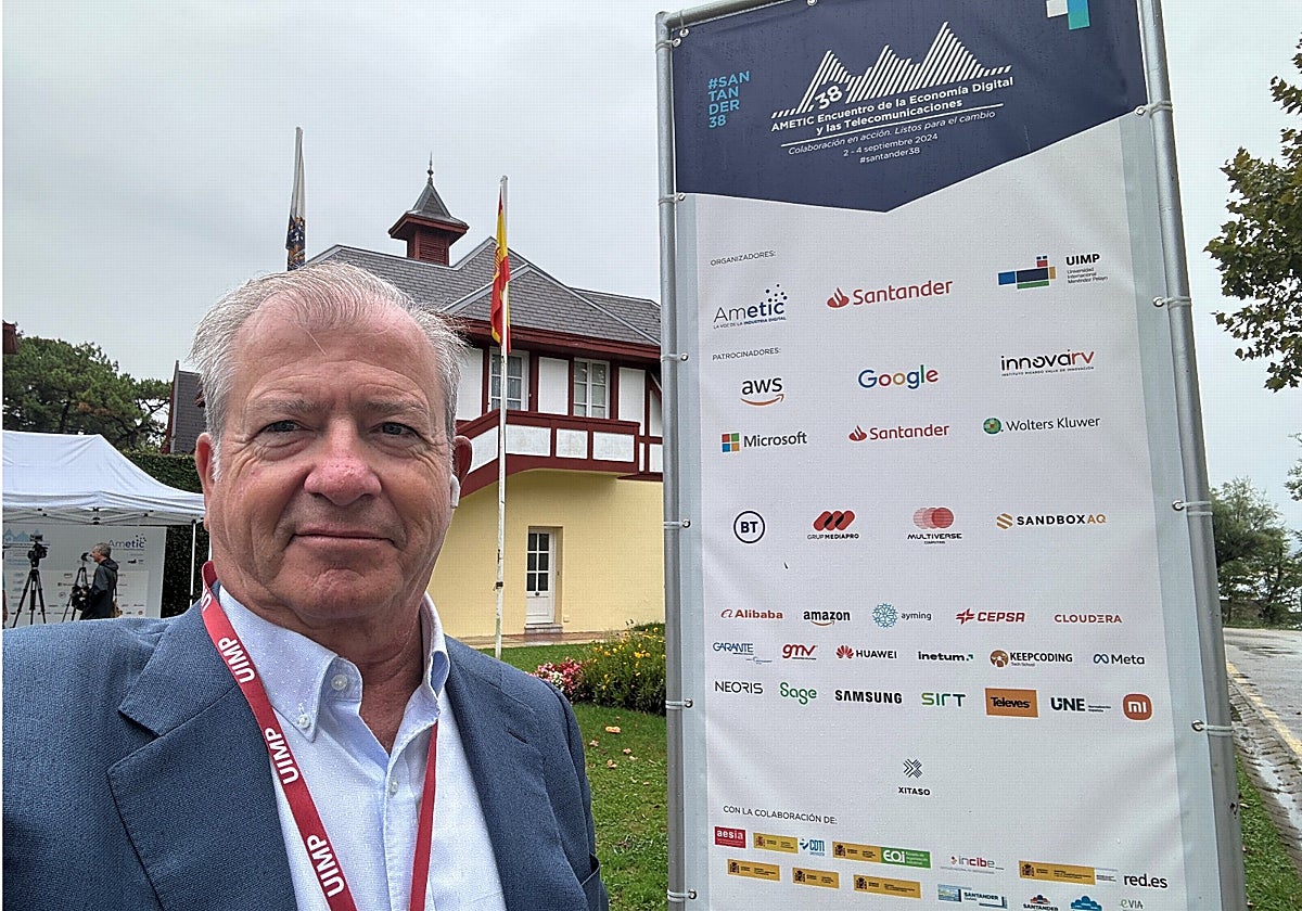 Adolfo Borrero, presidente de Ametic, la asociación de la industria digital del turismo