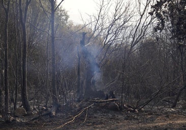 Las imágenes más impactantes del incendio que está calcinando Las Médulas