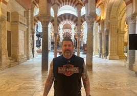 Larry Shy en la Mezquita de Córdoba