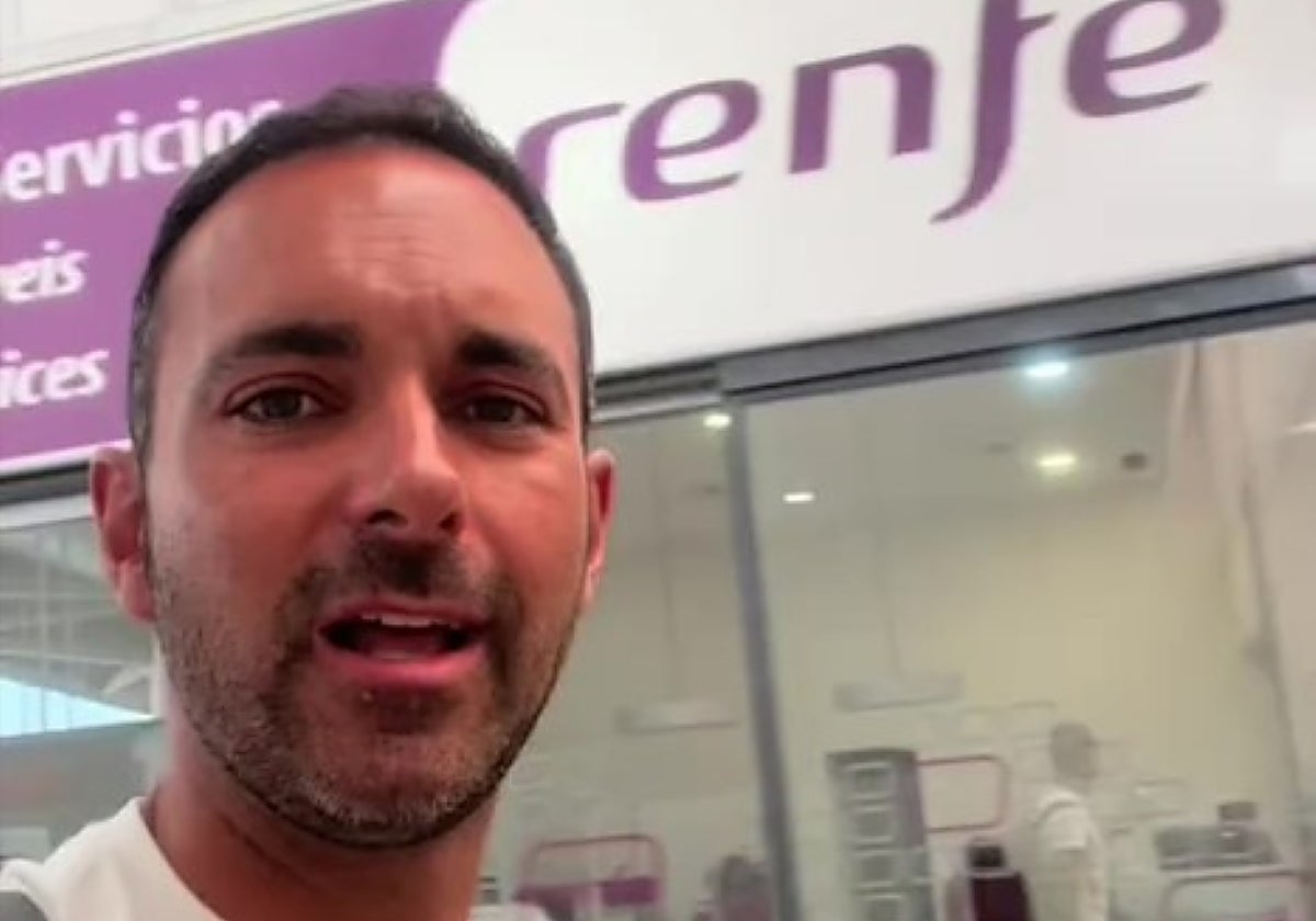 El viajero que ha subido el vídeo a TikTok en su cuenta Spanish_Gioacomino