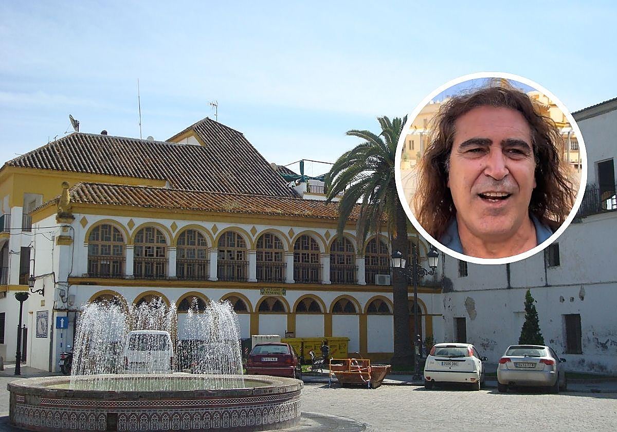 Carlos, cantante de los Cantores de Híspalis, en Palma del Río