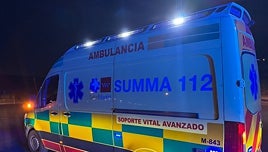 Un hombre grave al ser atropellado por un coche mientras estaba en una terraza en Aranjuez