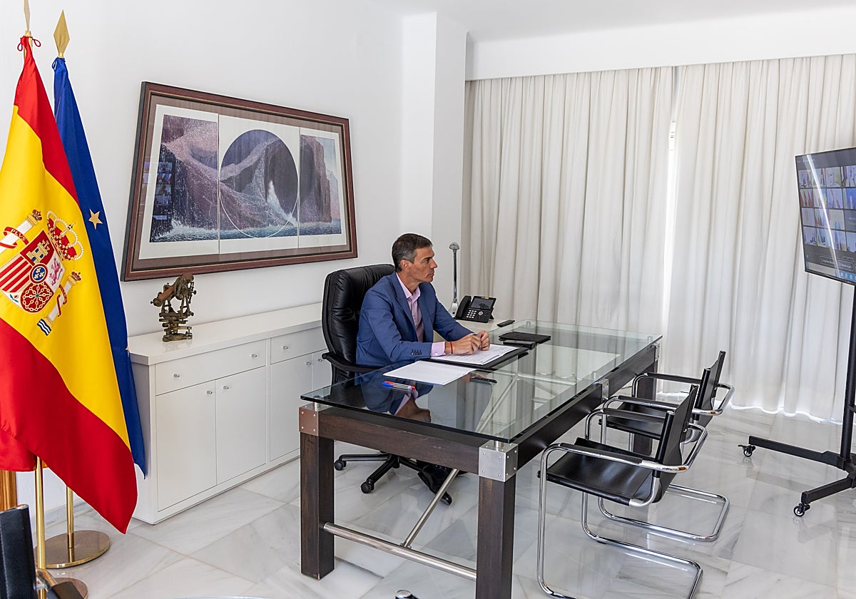 Pedro Sánchez en el balance de la cumbre