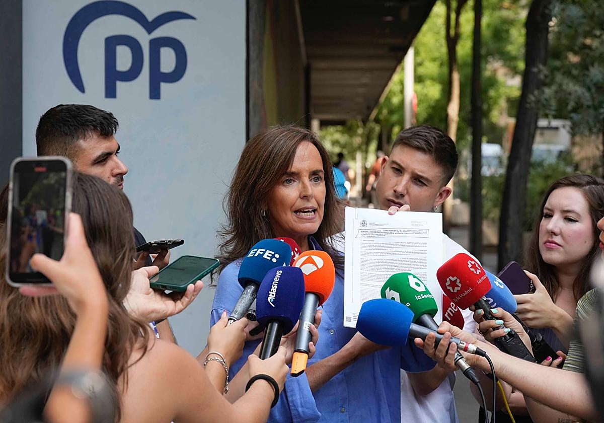 Carmen Fúnez, vicesecrataria de Sanidad y Política Social del partido