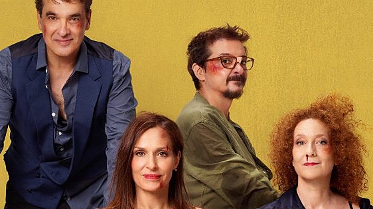 El reparto de la obra 'Un dios salvaje'