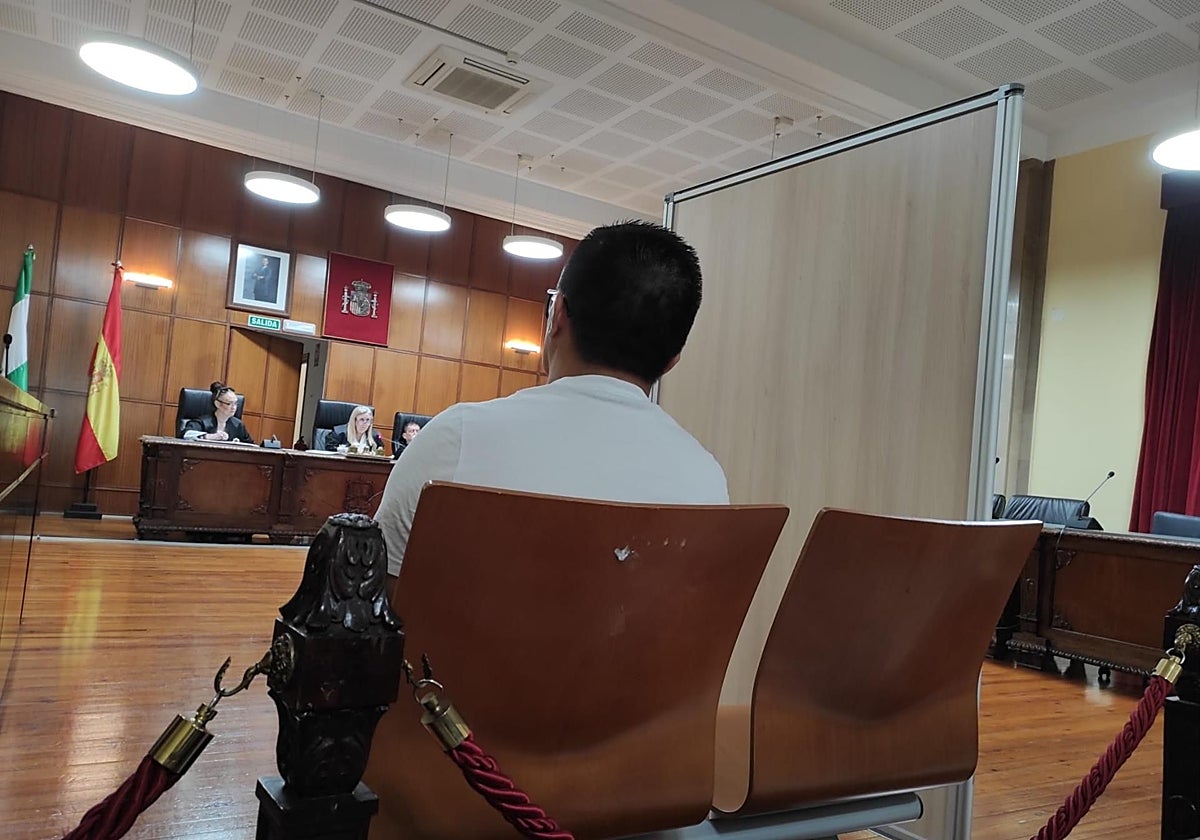 El acusado, en el juicio.