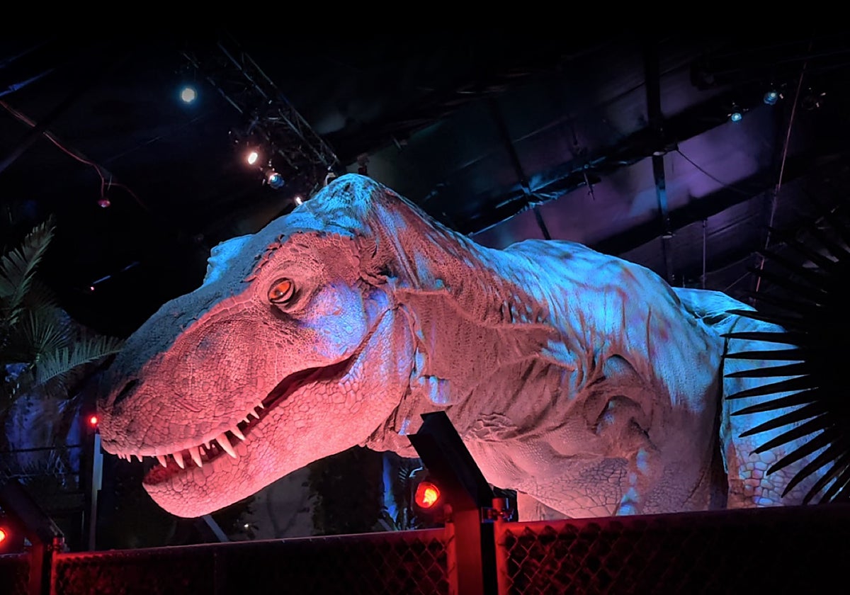 El temible T. Rex es uno de los protagonistas de la exposición