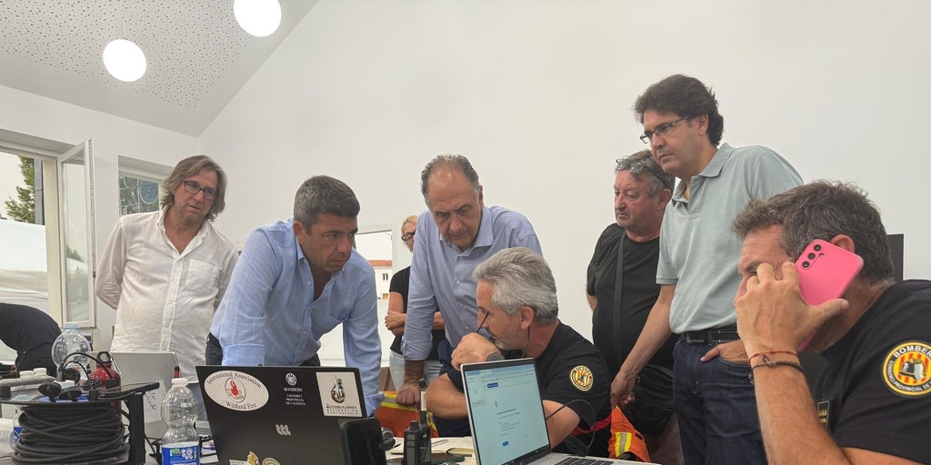 Mazón envía un contingente de bomberos valencianos a Castilla y León