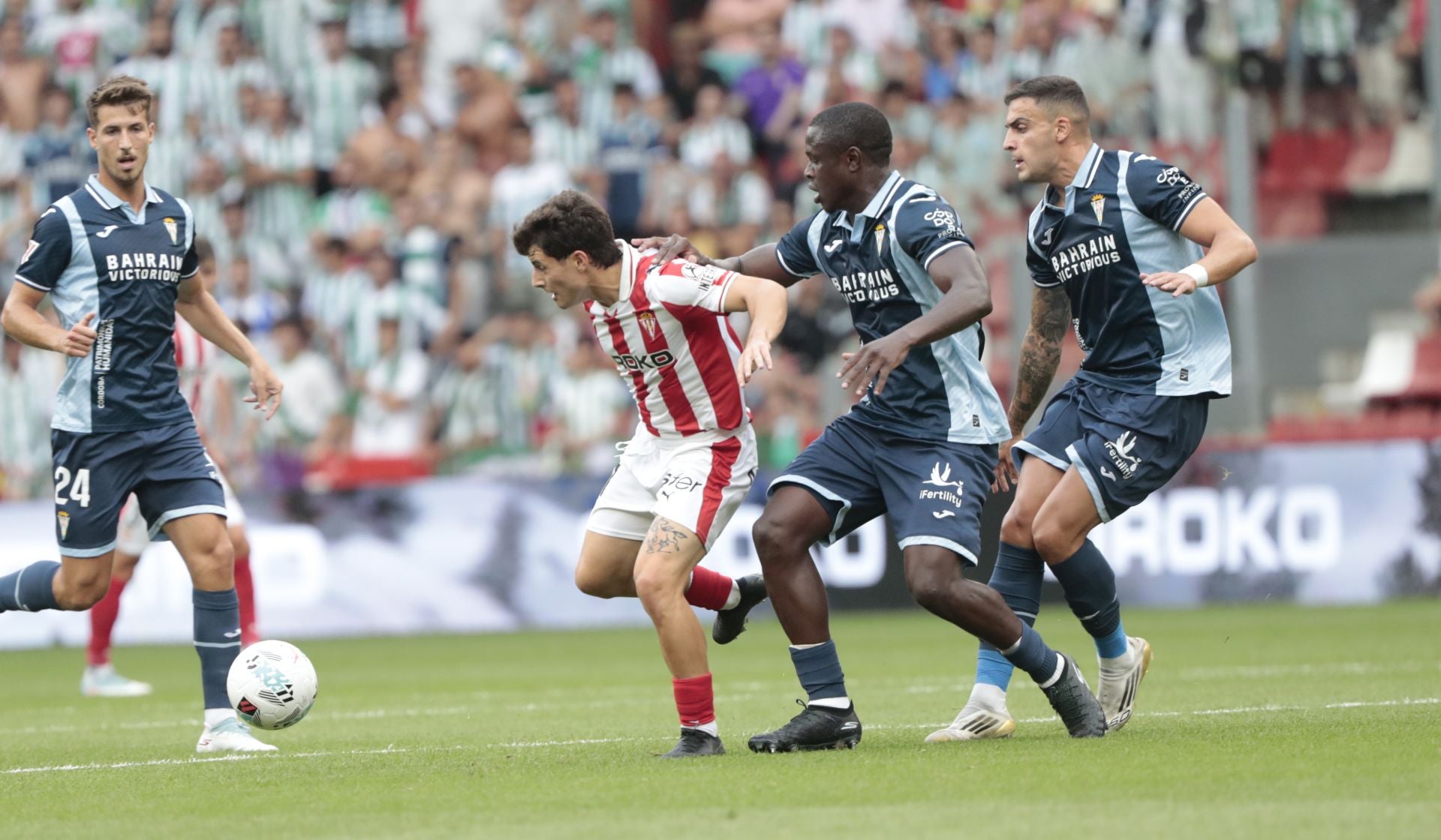 La derrota del Córdoba en Gijón, en imágenes