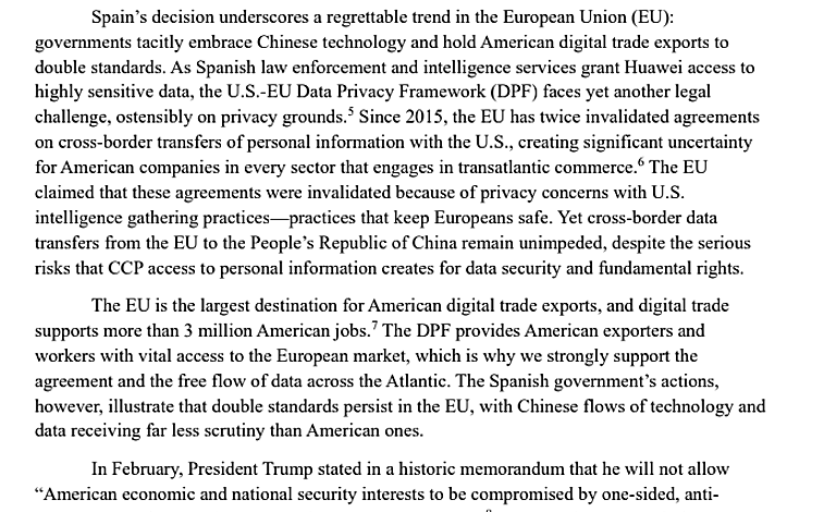 Imagen - Carta firmada por Gus M. Bilirakis y Richard Hudson