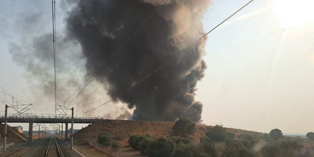 Un incendio en Toledo suspende la circulación de trenes Madrid-Andalucía que pasan por Córdoba