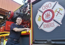Daniel Muñoz , jefe de Bomberos de Córdoba: «El incendio en la Mezquita ha sido uno de los más complejos»