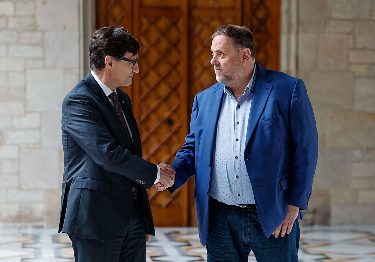 Salvador Illa y Oriol Junqueras.