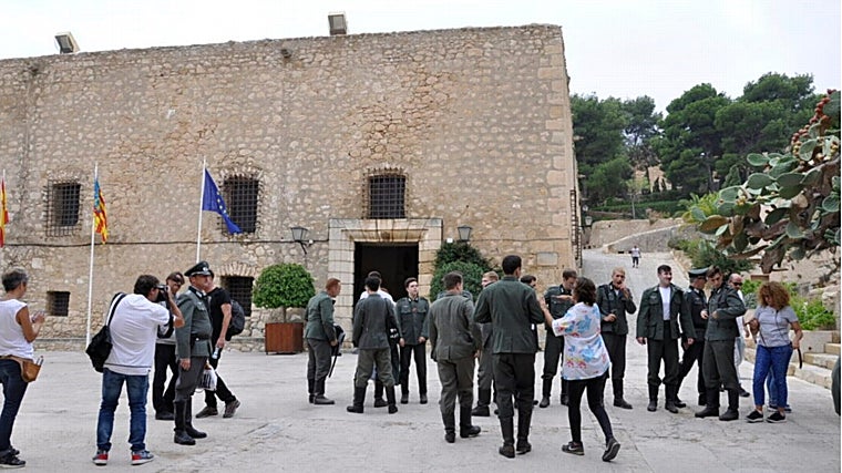 Rodaje de la serie de Movistar 'Quién soy' en el Castillo de Santa Bárbara