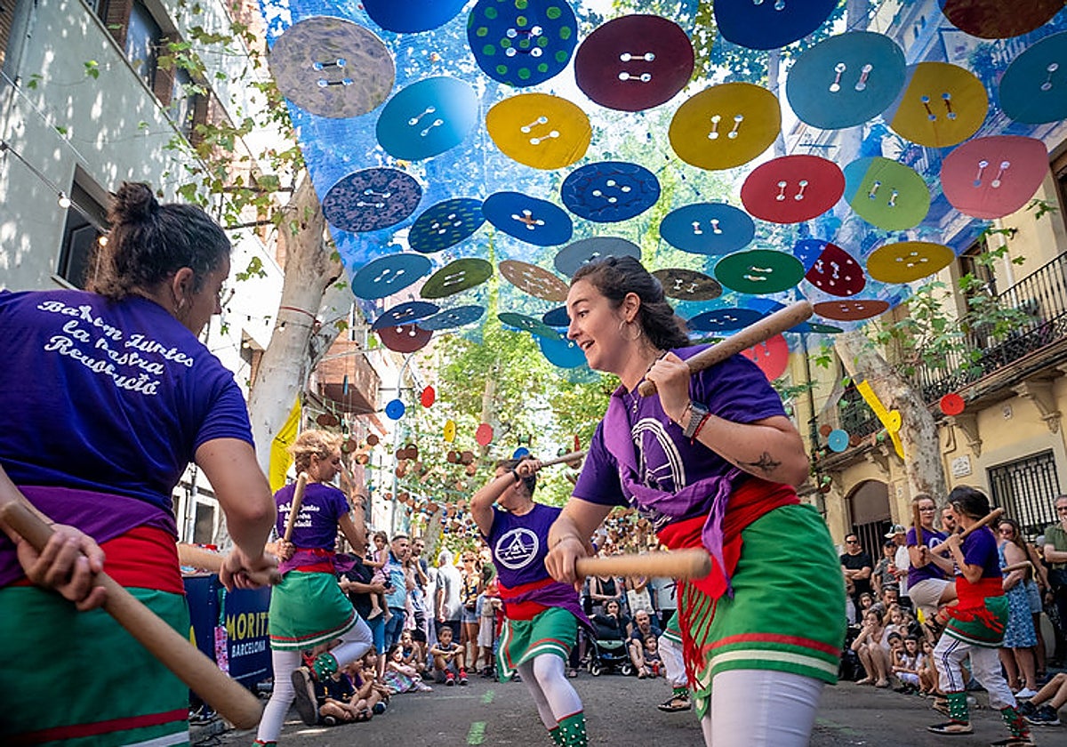 Una actividad popular durante las anteriores fiestas